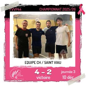 Rencontre J3 de la CH : Vigneux contre Saint Viau (victoire)